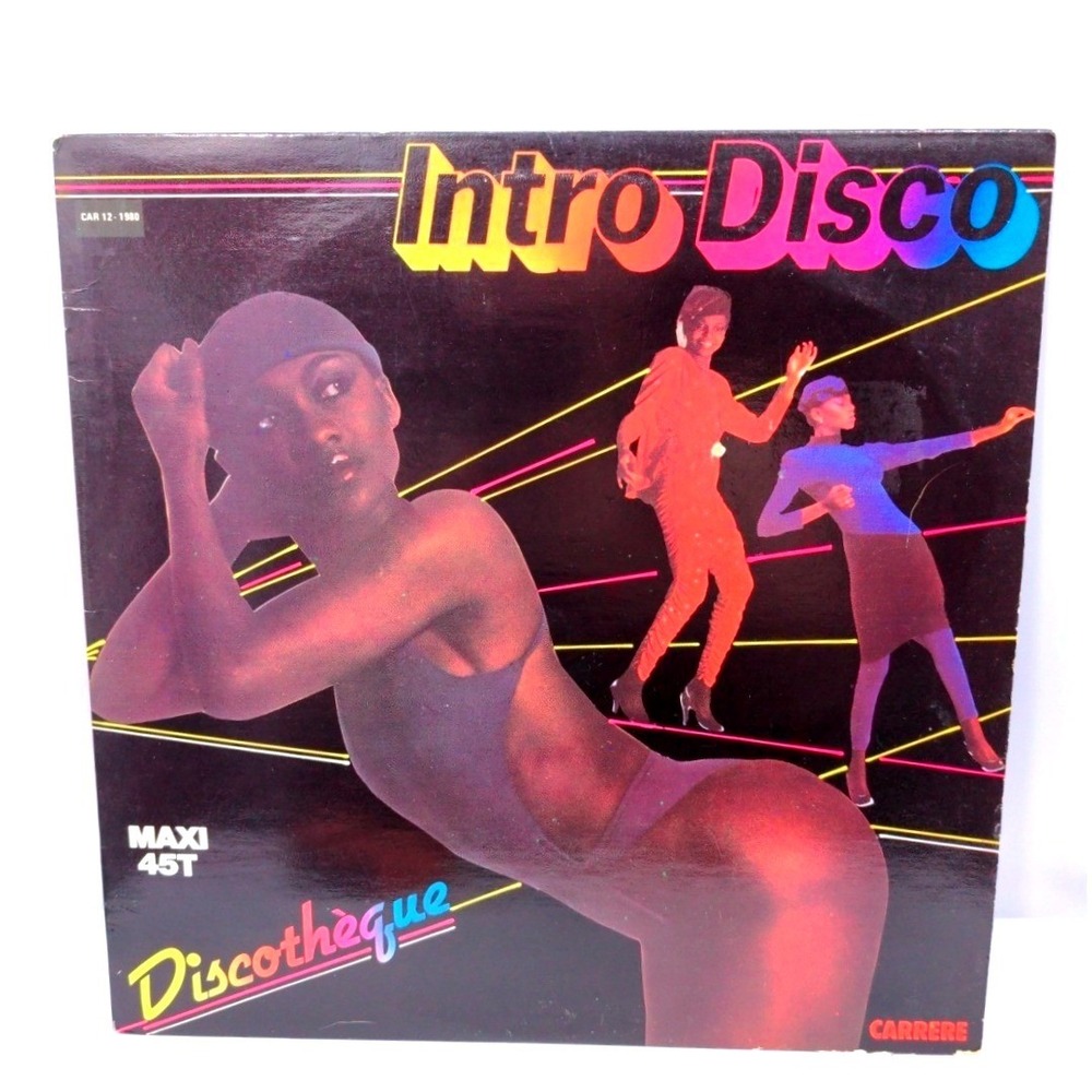 VTG 1980 Carrere Discotheque Intro Disco Maxi 45T 12" Vinyl Single CAR 12-1980